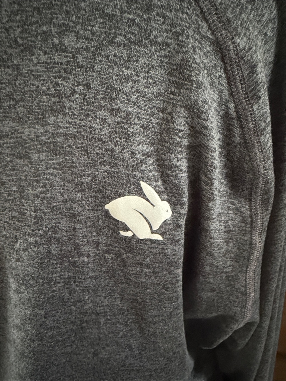 Men's Rabbit Long Sleeve Half-Zip Performance Pullover - Gray - Picture 2 of 12